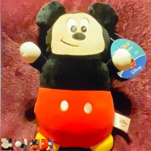 Disney Mickey (hands are not pure white) Hug Mees Squishmallows NWOT Abo…